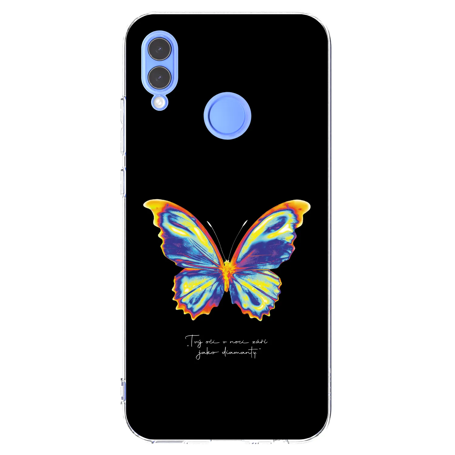 Picasee silikonska prozirna maskica za Huawei P Smart 2019 - Diamanty Black