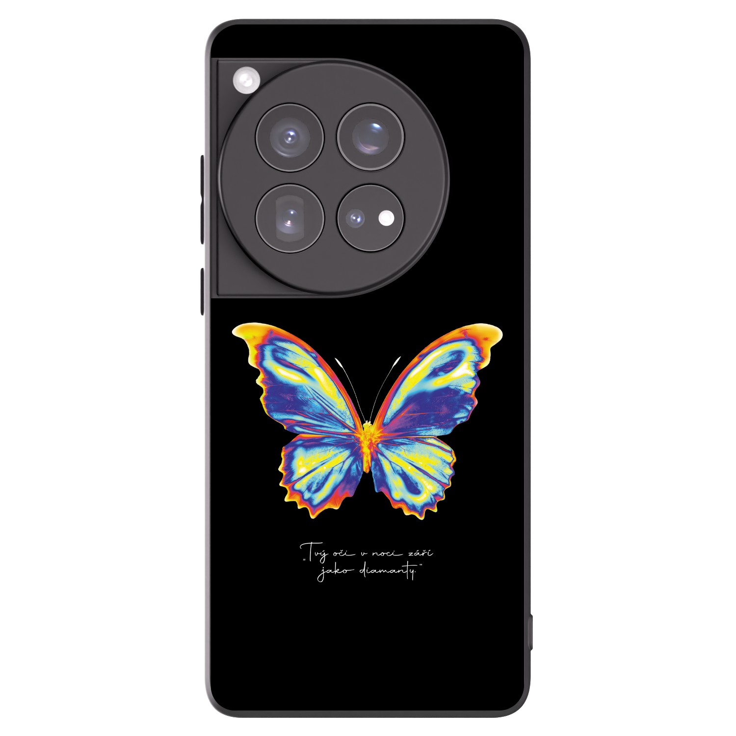 Picasee crna silikonska maskica za OnePlus 12 5G - Diamanty Black