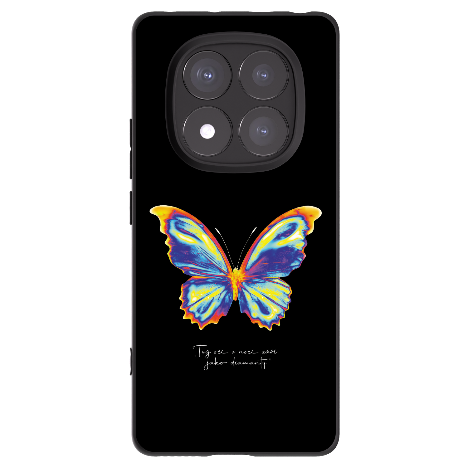 Picasee crna silikonska maskica za Xiaomi Redmi Note 14 Pro 5G - Diamanty Black