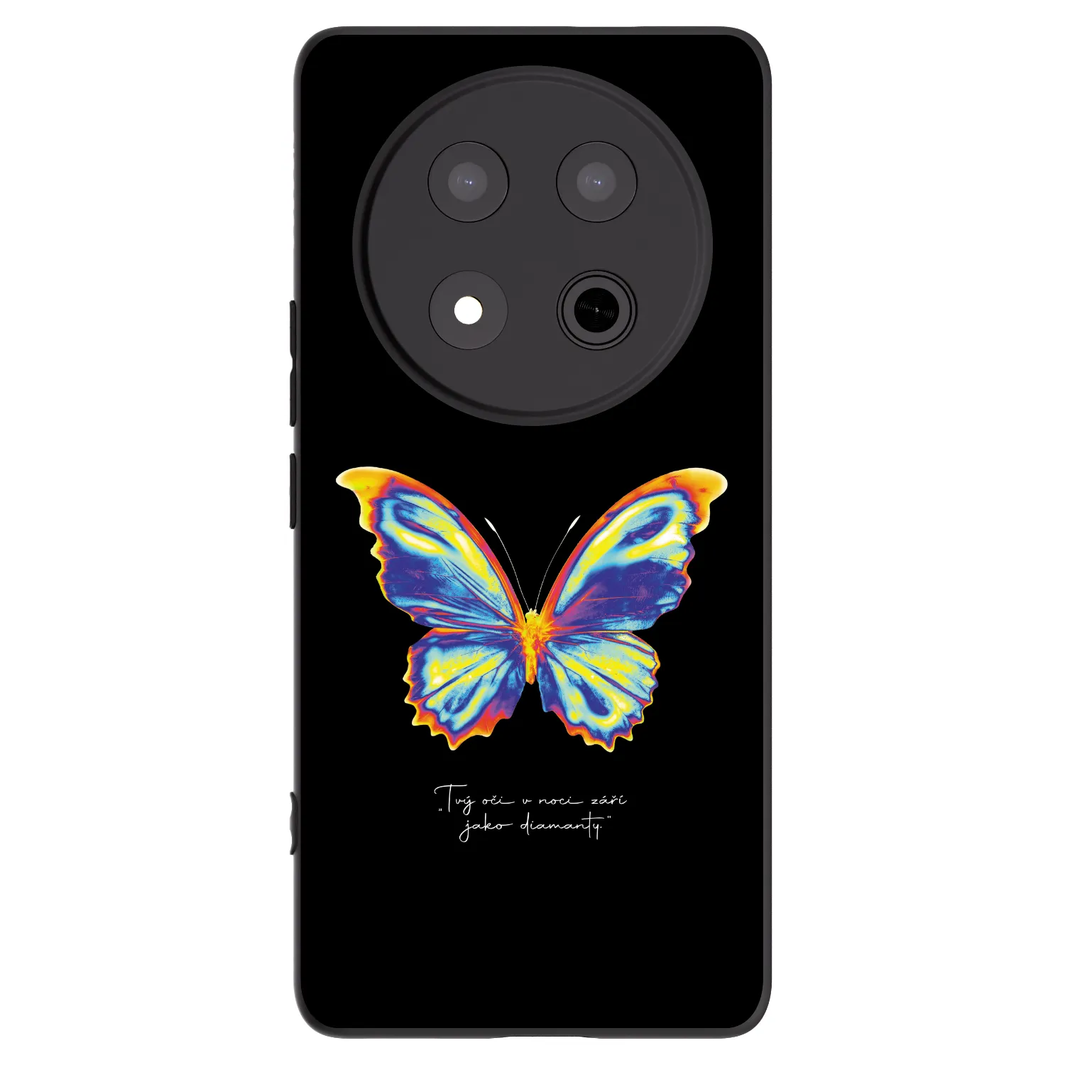 Picasee crna silikonska maskica za Honor Magic7 Lite 5G - Diamanty Black