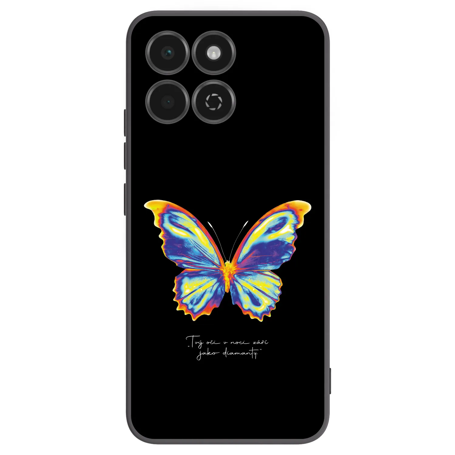 Picasee crna silikonska maskica za Honor 200 Smart 5G - Diamanty Black