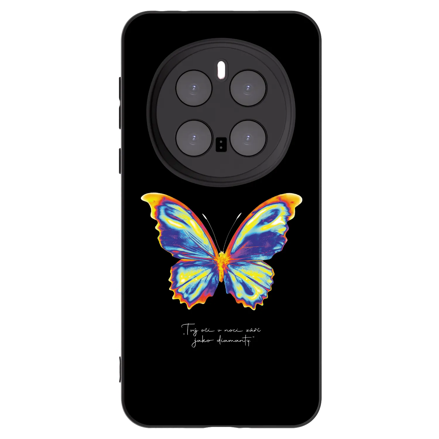 Picasee crna silikonska maskica za Honor Magic7 Pro 5G - Diamanty Black
