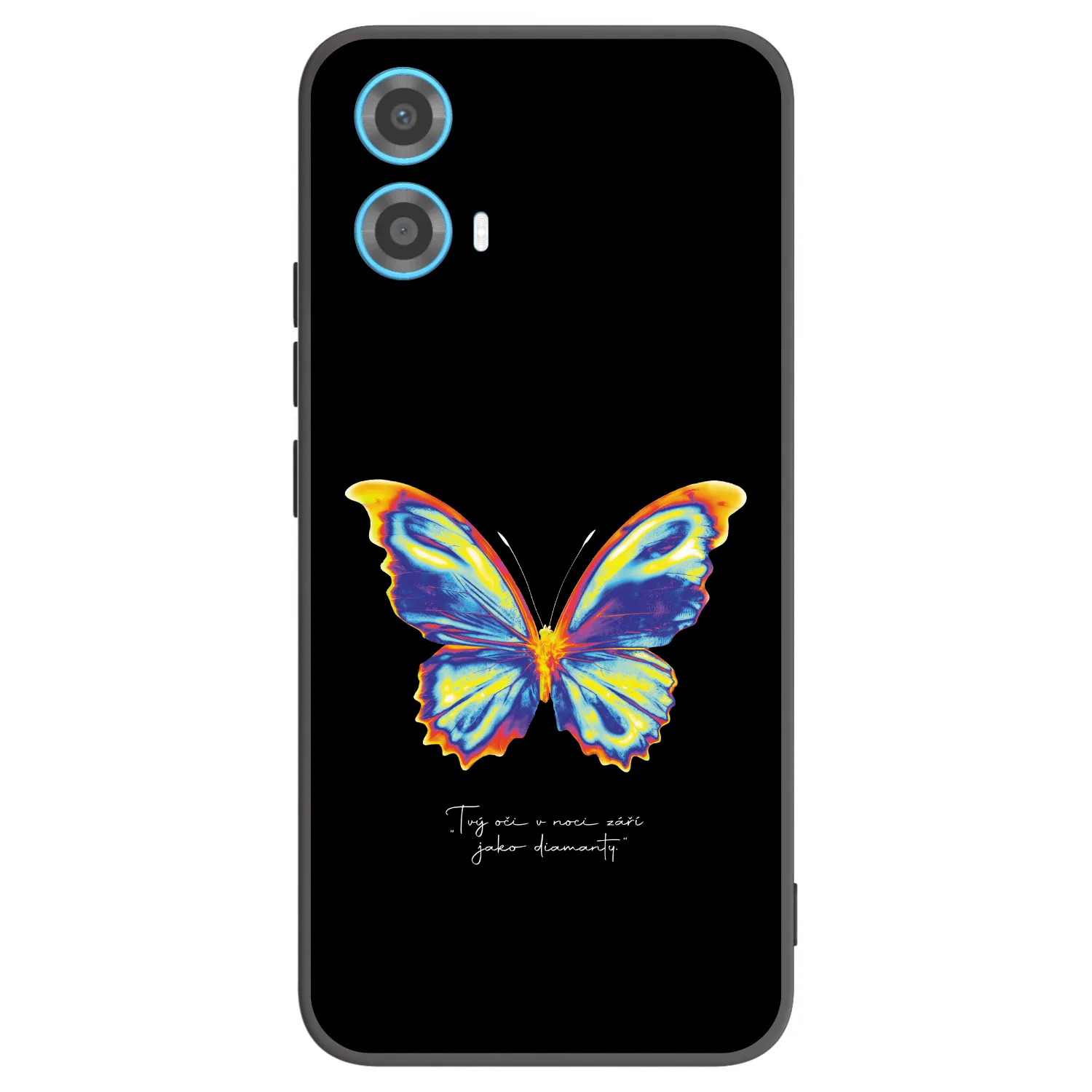 Picasee crna silikonska maskica za Motorola Moto G34 5G - Diamanty Black