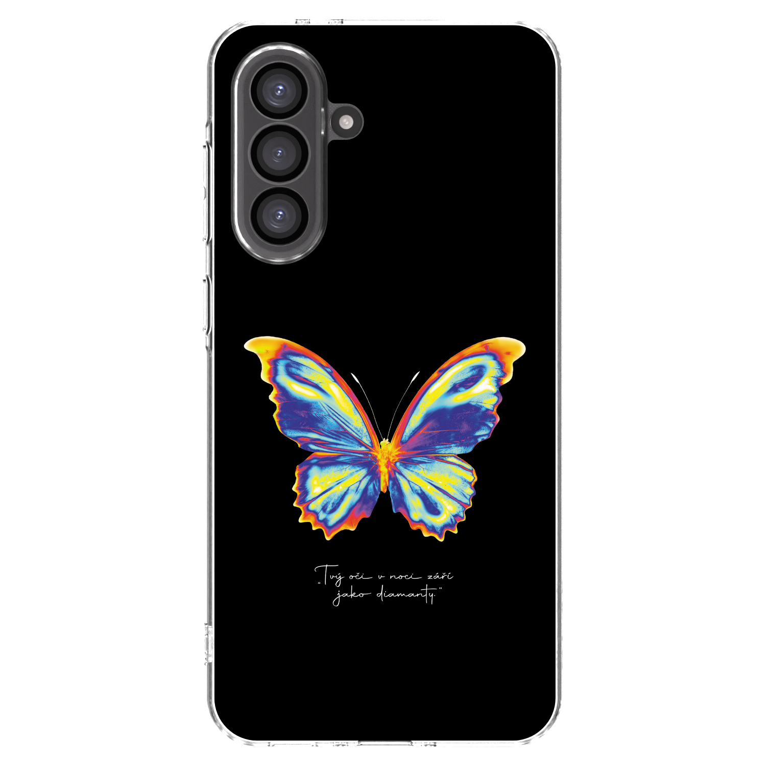 Picasee silikonska prozirna maskica za Samsung Galaxy A36 5G - Diamanty Black