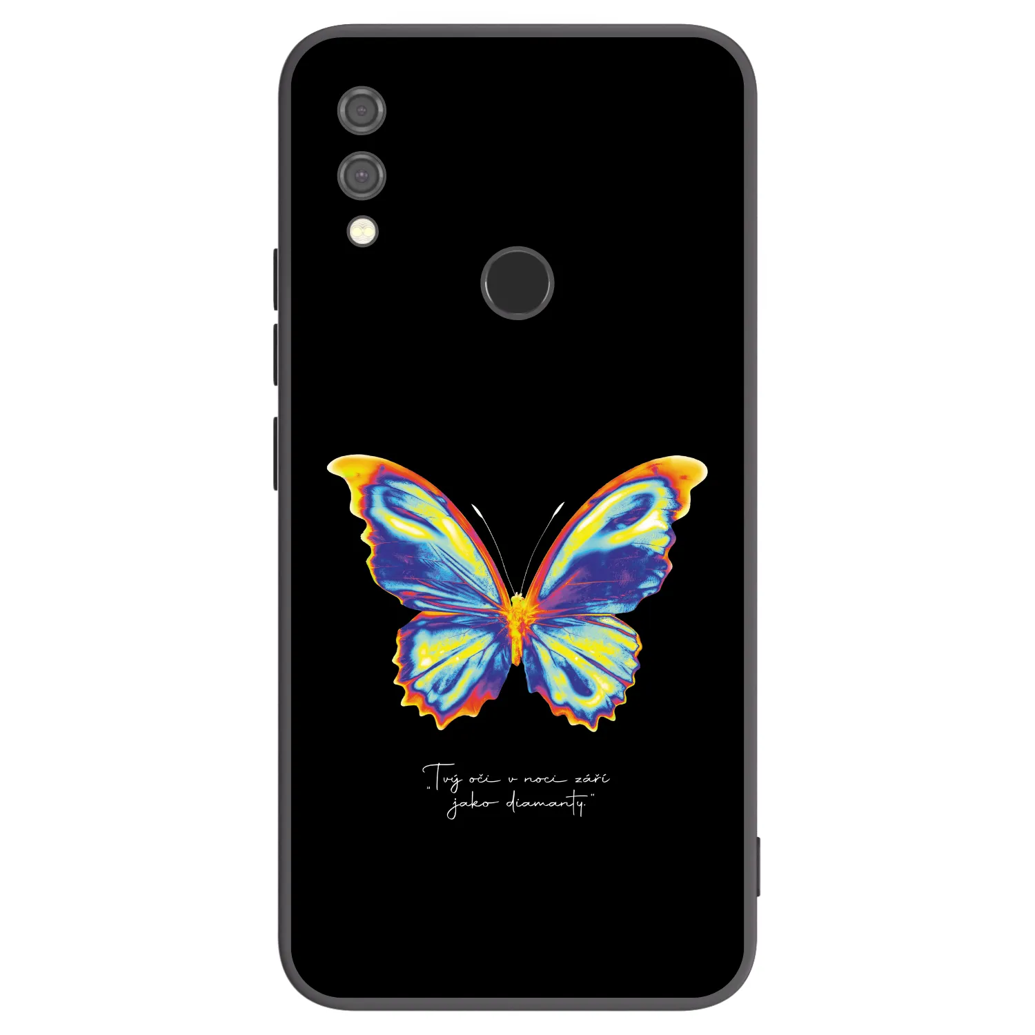 Picasee crna silikonska maskica za Xiaomi Redmi Note 7 - Diamanty Black