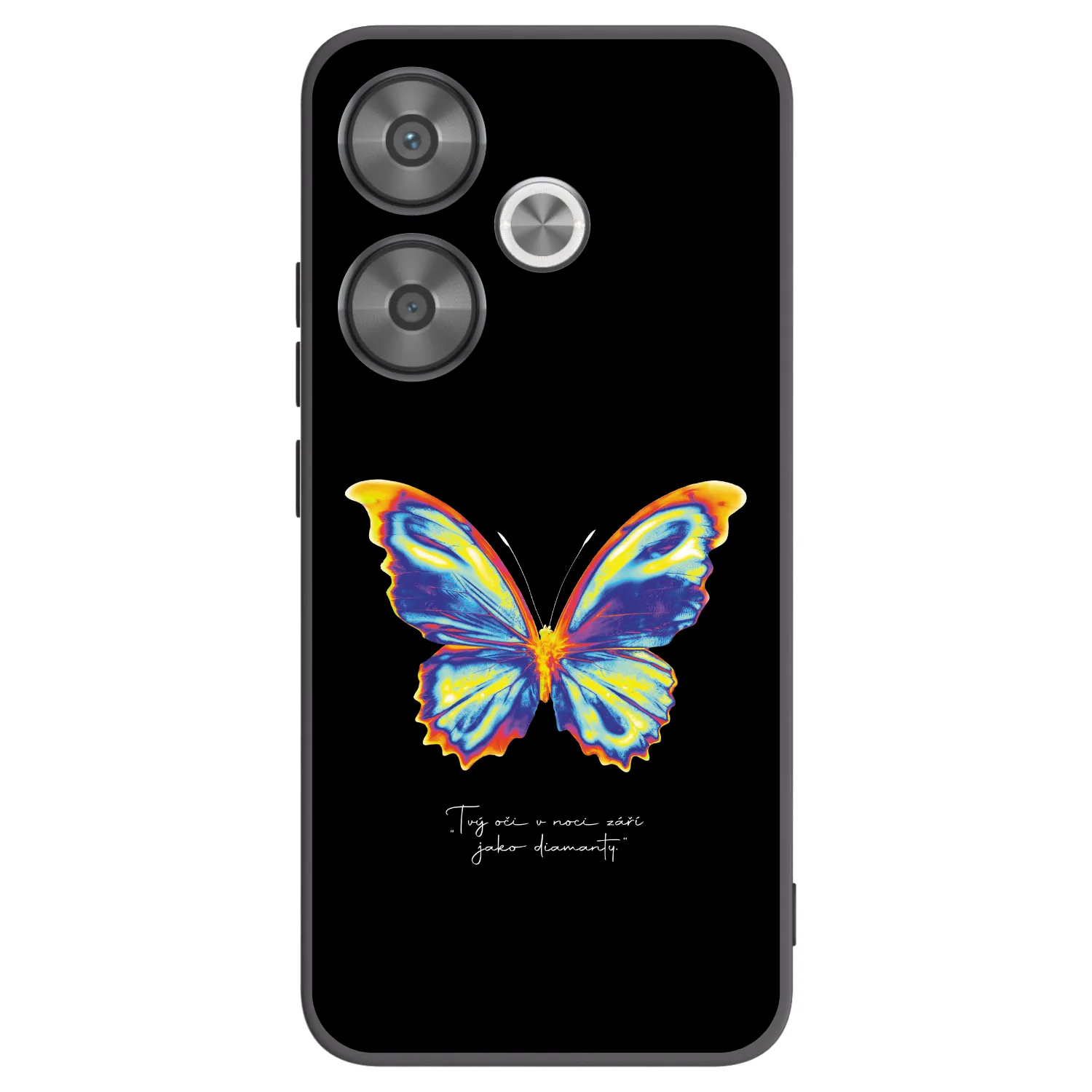 Picasee crna silikonska maskica za Xiaomi Poco F6 - Diamanty Black