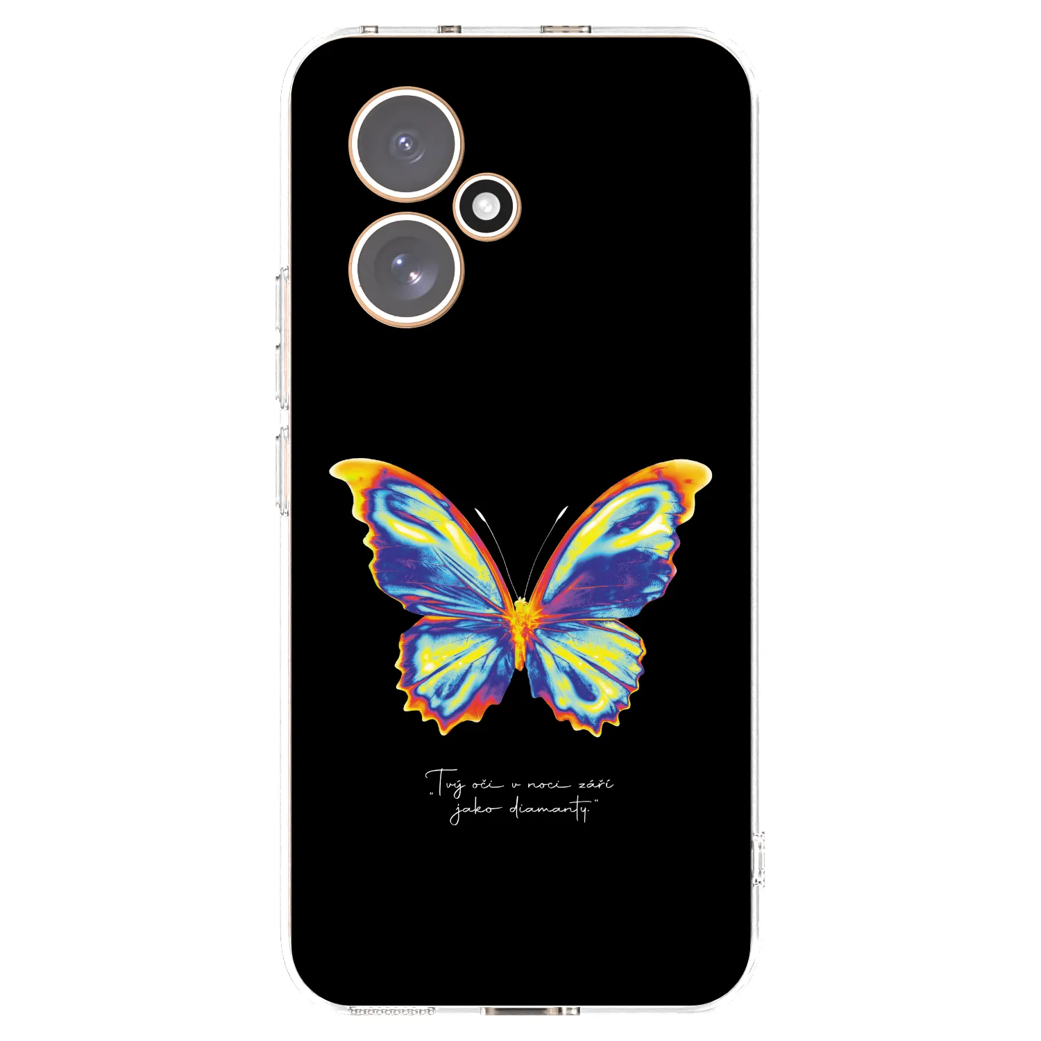 Picasee silikonska prozirna maskica za Honor 400 5G - Diamanty Black