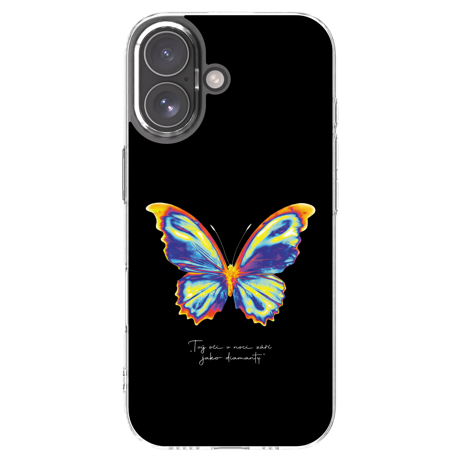 Picasee silikonska prozirna maskica za Apple iPhone 17 - Diamanty Black