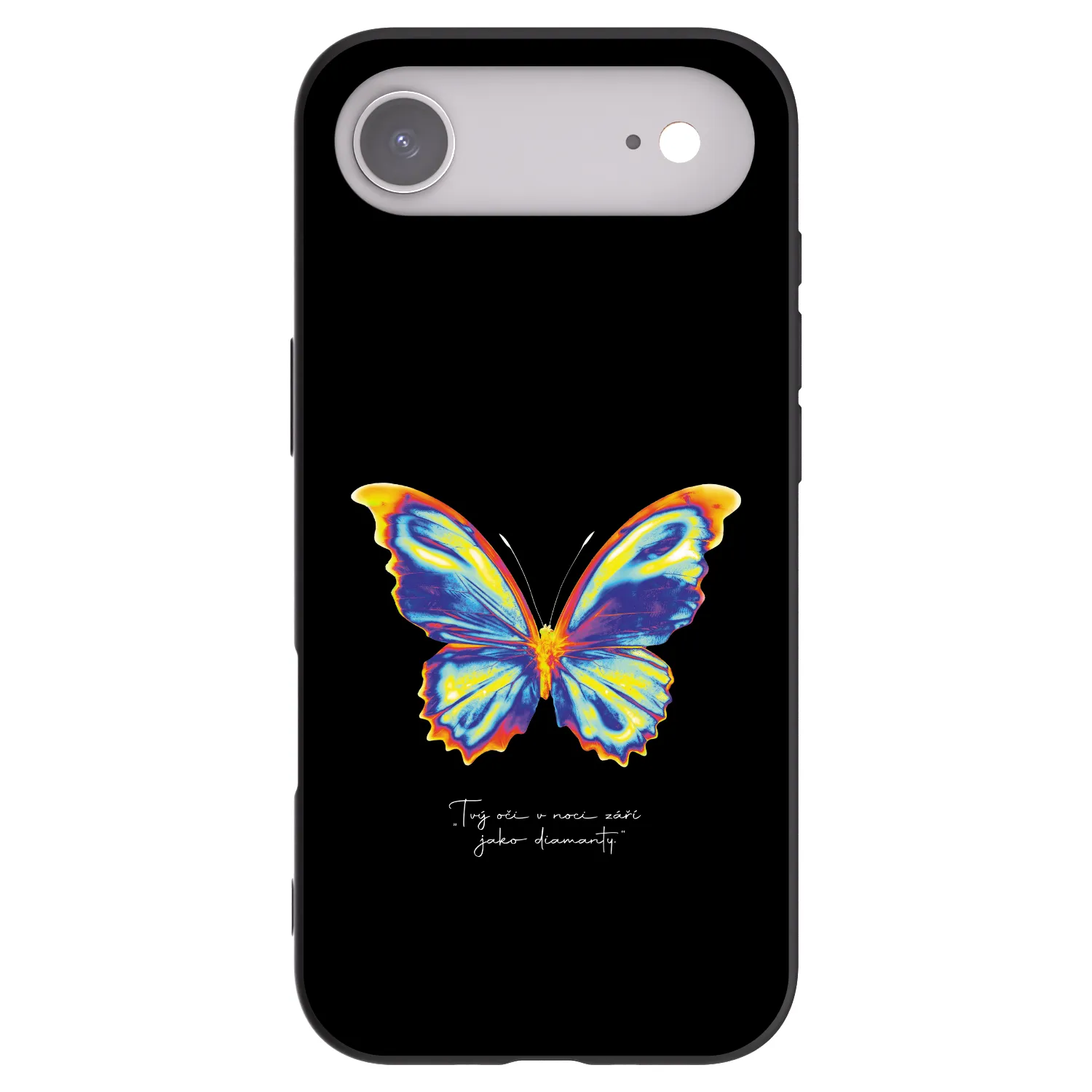 Picasee crna silikonska maskica za Apple iPhone Air - Diamanty Black