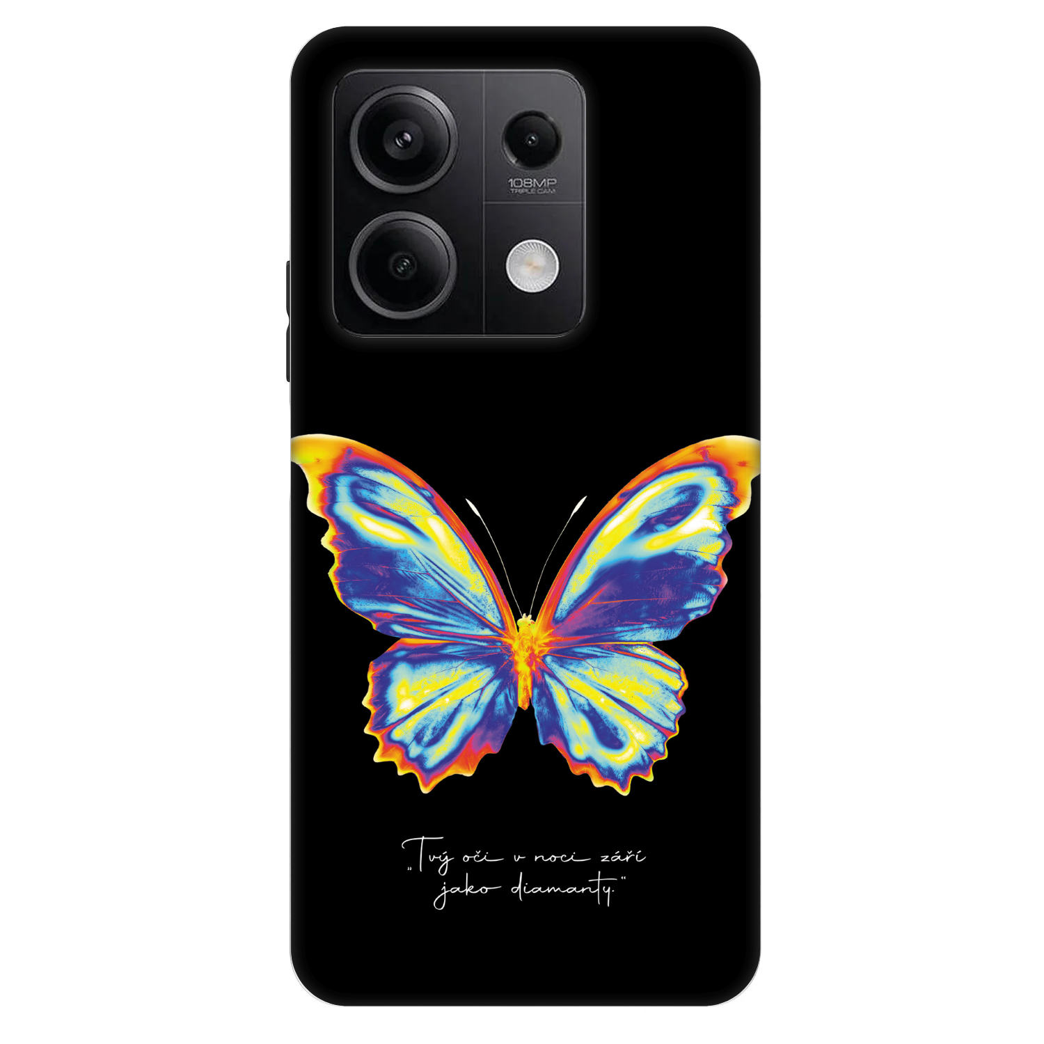 Picasee Fashion Case za Xiaomi Redmi Note 13 5G - Diamanty Black