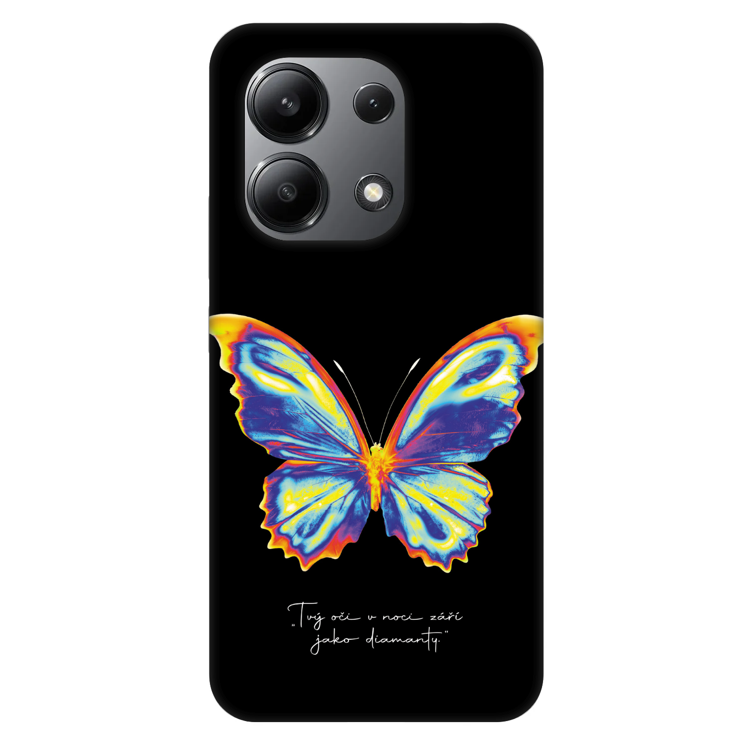 Picasee Fashion Case za Xiaomi Redmi Note 13 4G - Diamanty Black