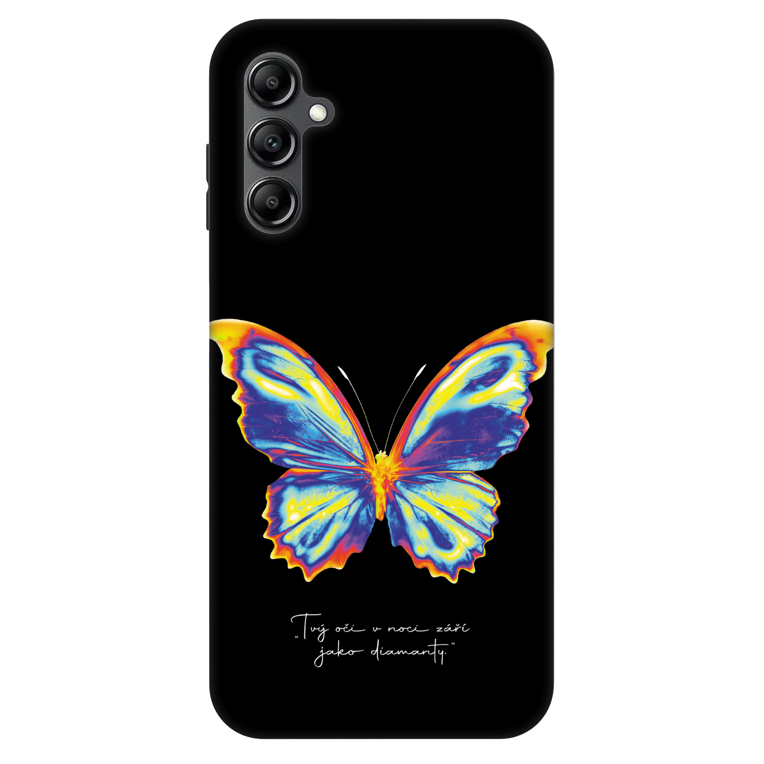Picasee Fashion Case za Samsung Galaxy A14 4G A145R - Diamanty Black