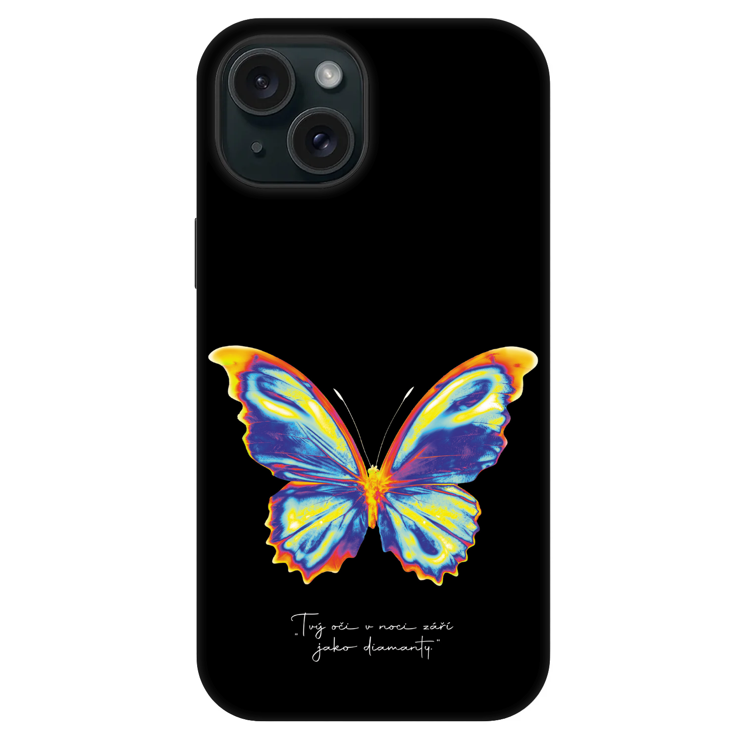 Picasee Fashion Case MagSafe za Apple iPhone 15 - Diamanty Black
