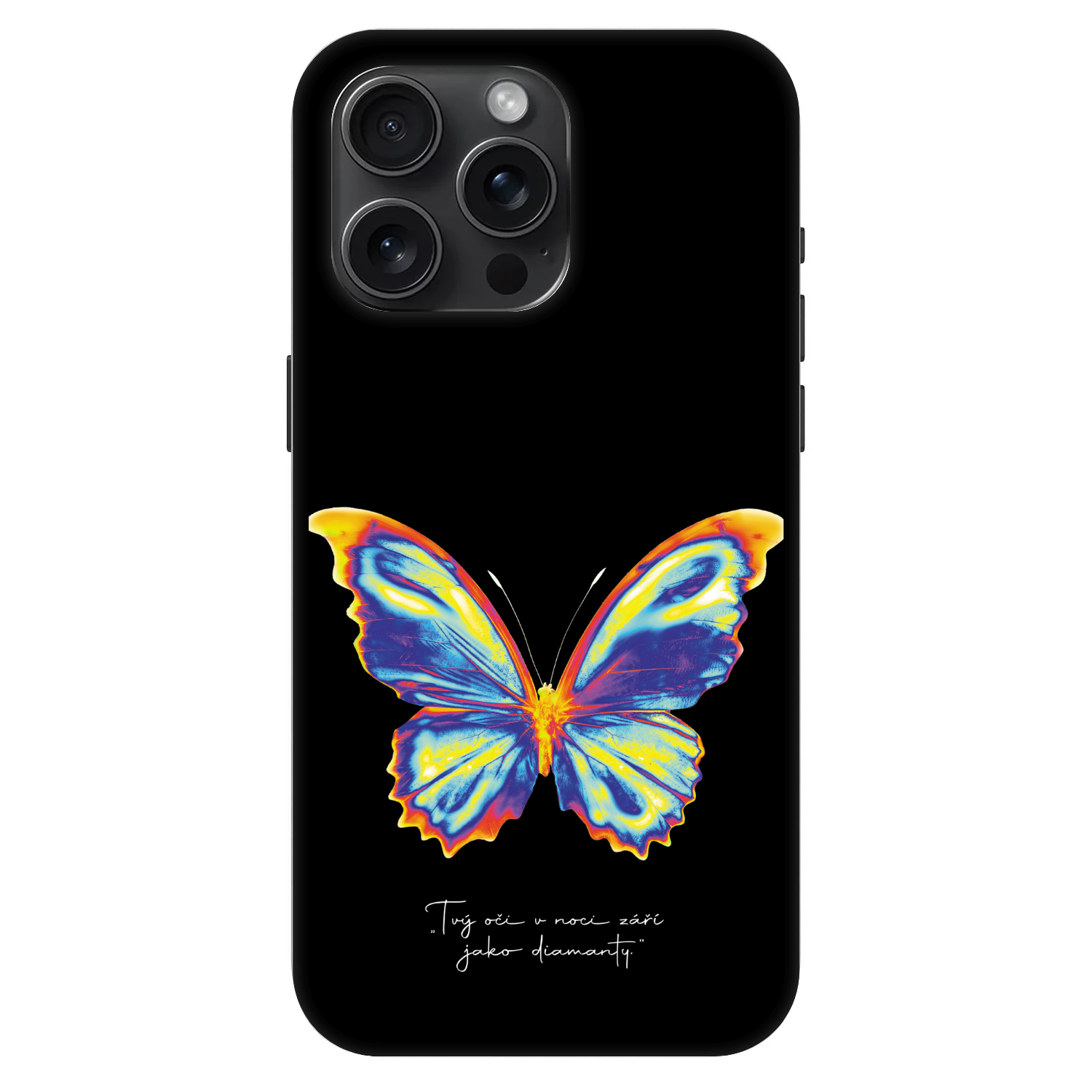 Picasee Fashion Case MagSafe za Apple iPhone 15 Pro Max - Diamanty Black