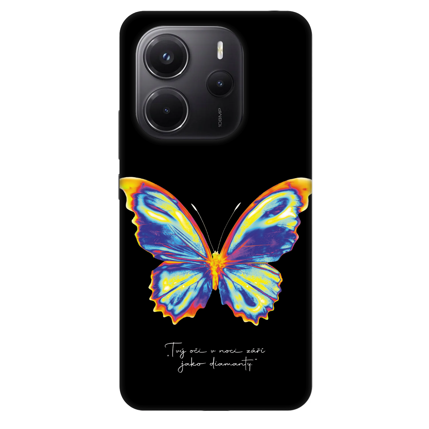 Picasee Fashion Case za Xiaomi Redmi Note 14 4G - Diamanty Black
