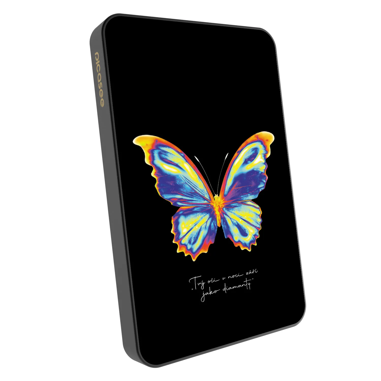 Picasee Prijenosni punjač s MagSafe 5 000 mAh Sivo - Diamanty Black