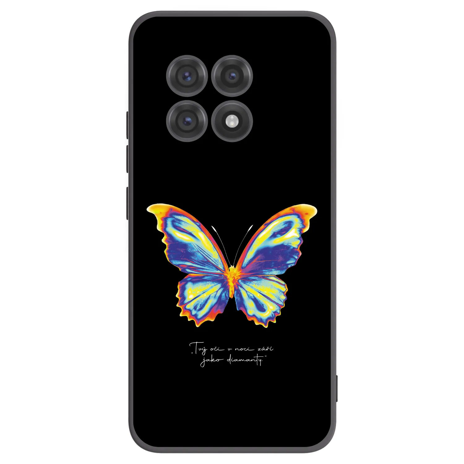 Picasee crna silikonska maskica za OnePlus 13R 5G - Diamanty Black