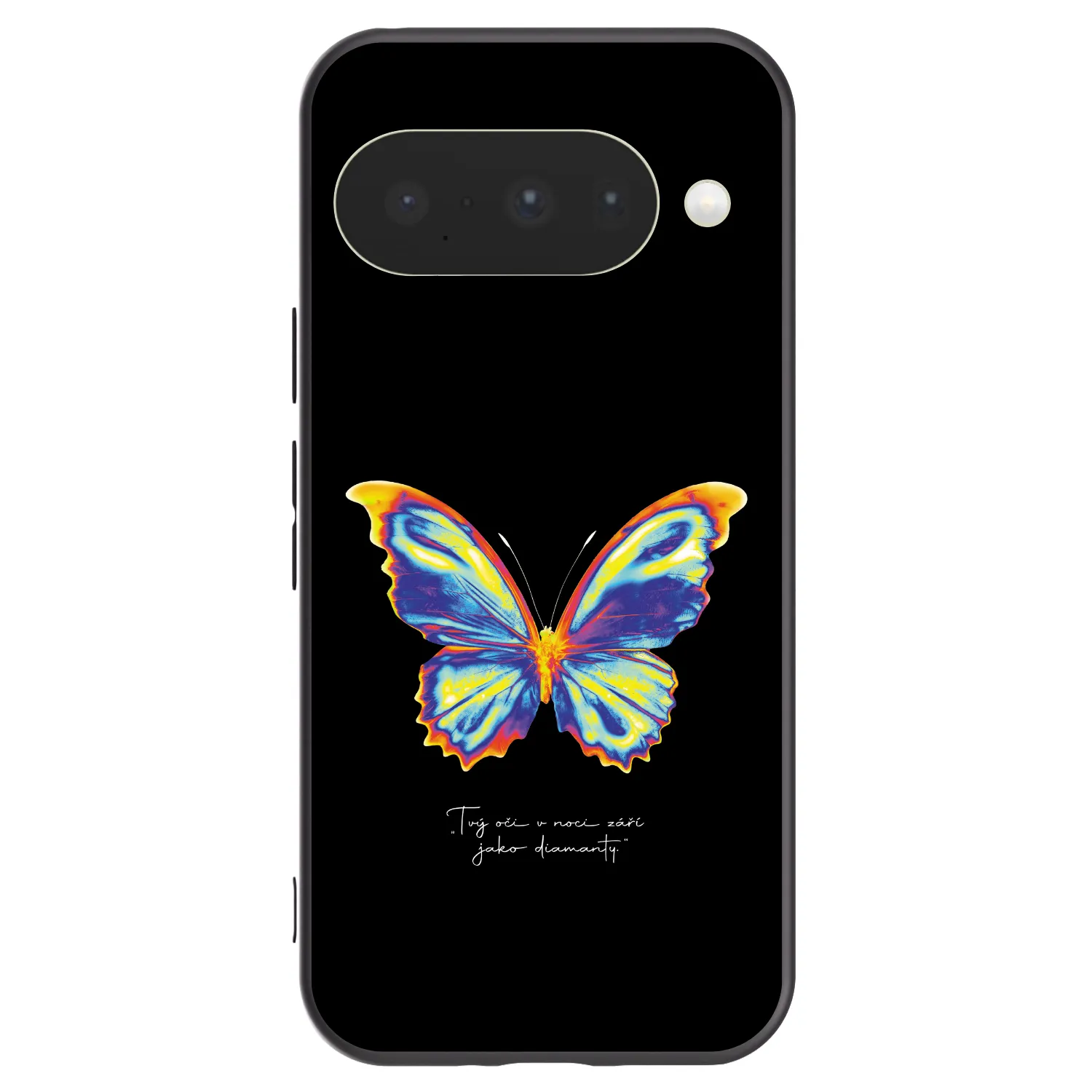 Picasee crna silikonska maskica za Google Pixel 10 - Diamanty Black