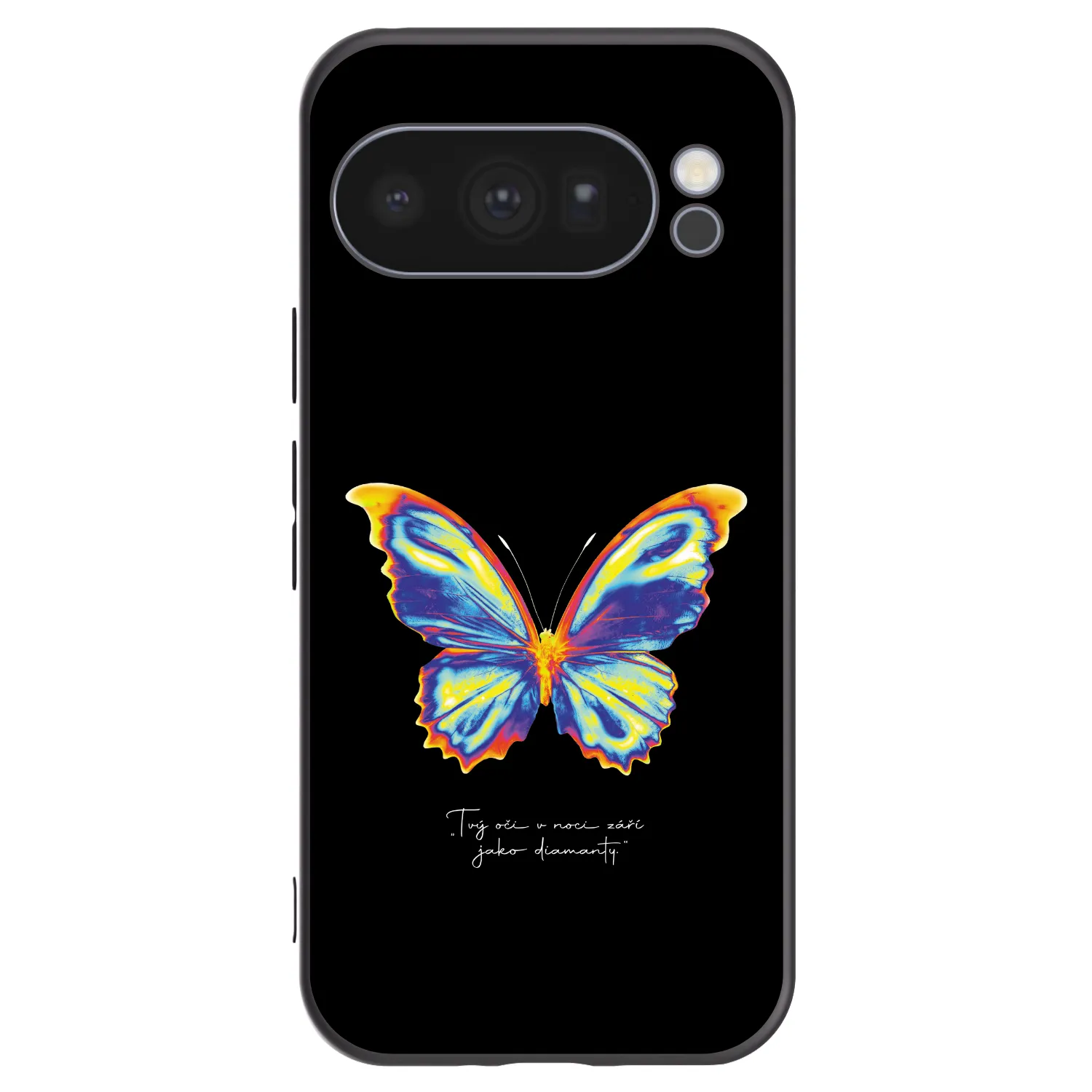 Picasee crna silikonska maskica za Google Pixel 10 Pro - Diamanty Black