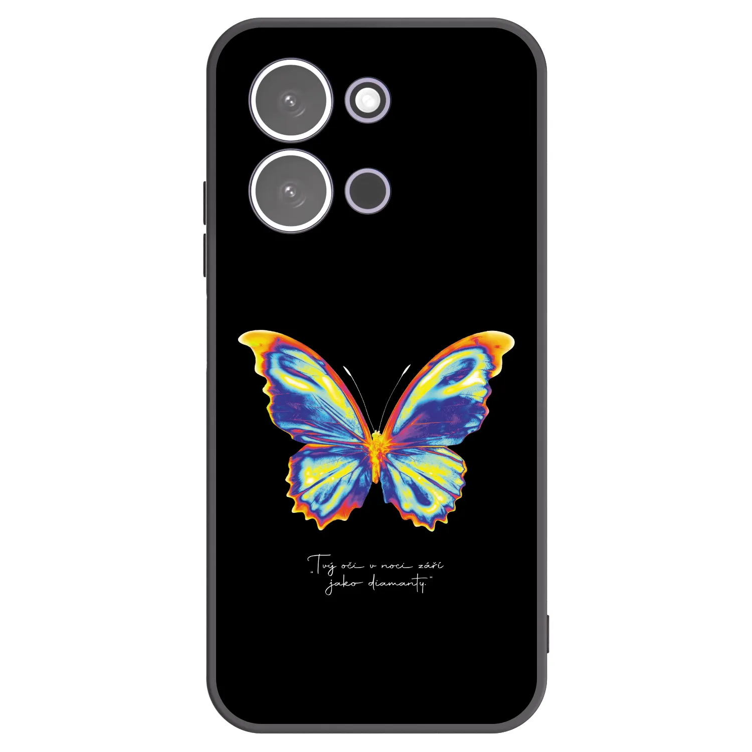Picasee crna silikonska maskica za Xiaomi Redmi 15C 5G - Diamanty Black