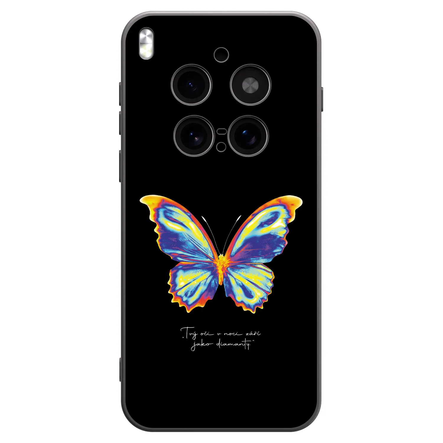 Picasee crna silikonska maskica za Vivo X300 Pro - Diamanty Black