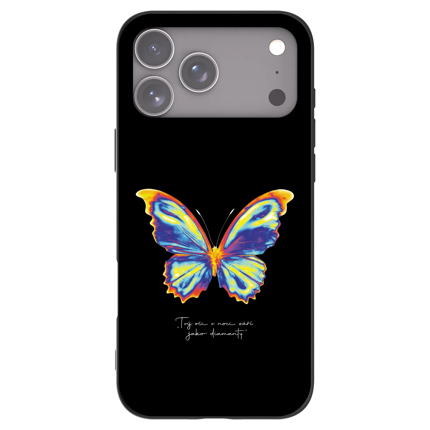 Picasee crna silikonska maskica za Apple iPhone 18 Pro Max - Diamanty Black