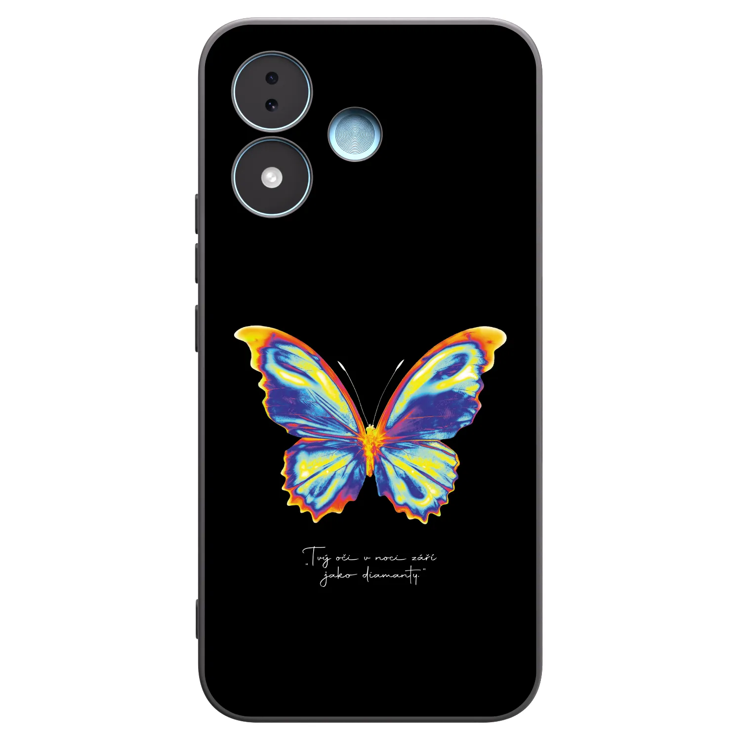 Picasee crna silikonska maskica za Xiaomi Redmi Note 17 5G - Diamanty Black