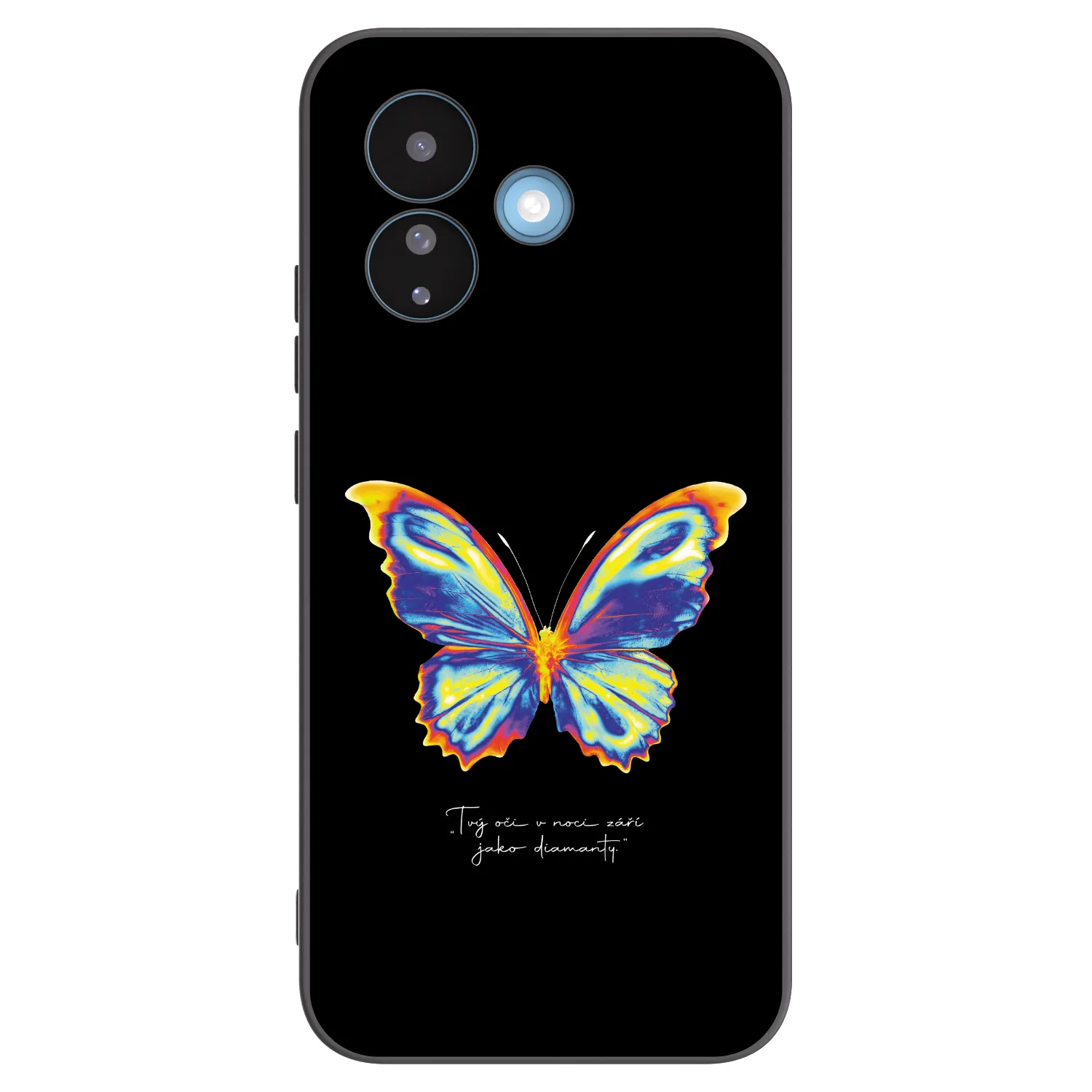 Picasee crna silikonska maskica za Xiaomi Redmi Note 17 Pro 5G - Diamanty Black