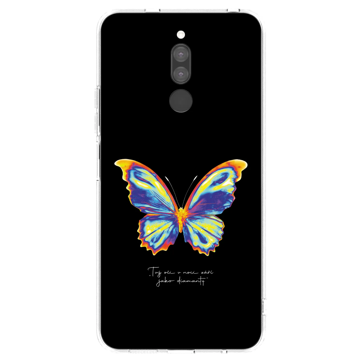 Picasee silikonska prozirna maskica za Xiaomi Redmi 8 - Diamanty Black