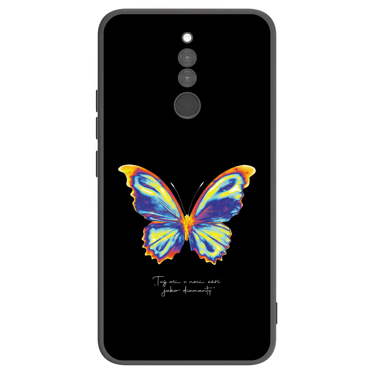 Picasee crna silikonska maskica za Xiaomi Redmi 8 - Diamanty Black