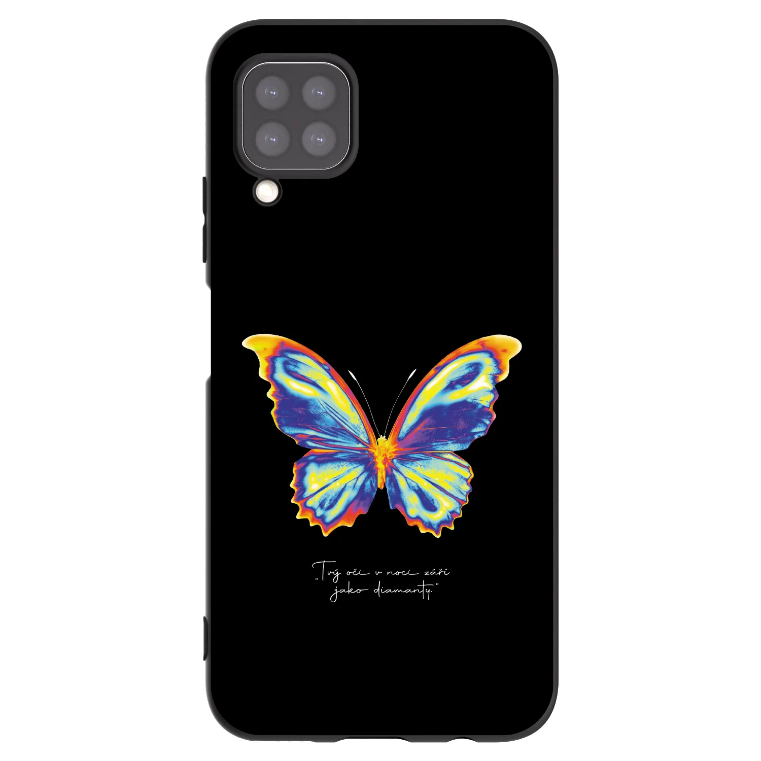 Picasee crna silikonska maskica za Huawei P40 Lite - Diamanty Black