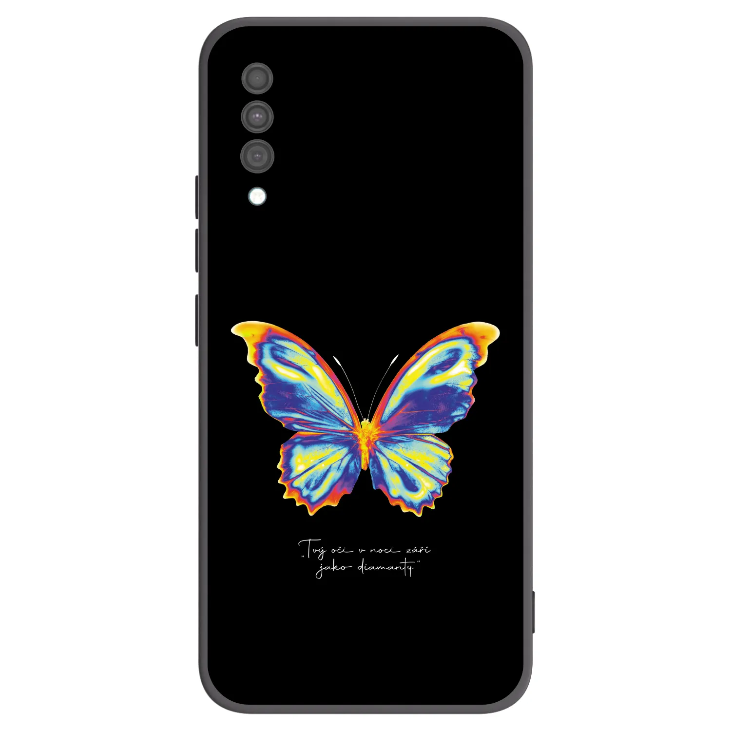 Picasee crna silikonska maskica za Samsung Galaxy A30s A307F - Diamanty Black