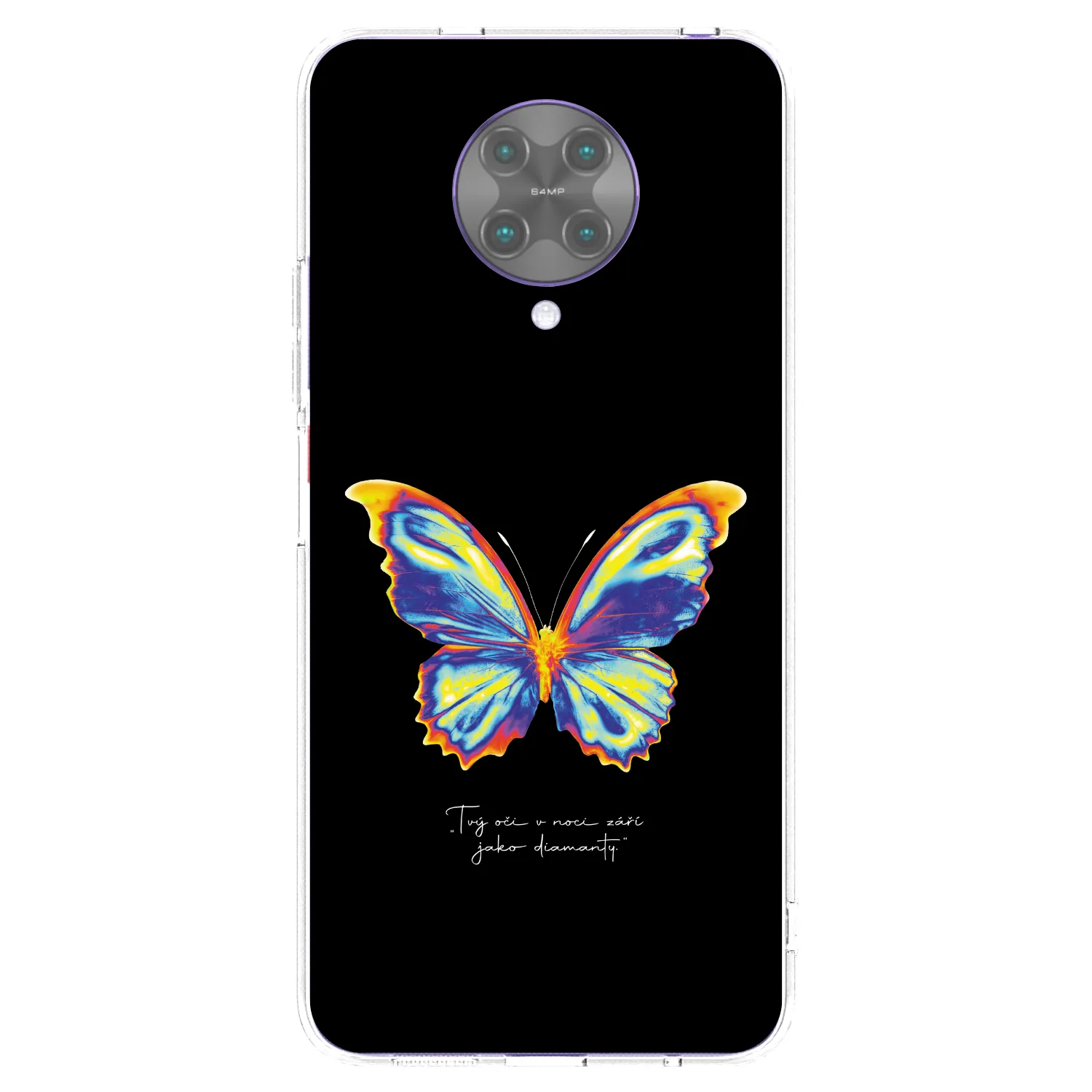 Picasee silikonska prozirna maskica za Xiaomi Poco F2 Pro - Diamanty Black