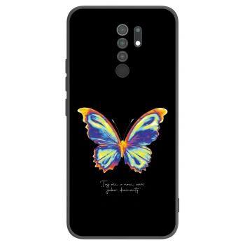 Picasee crna silikonska maskica za Xiaomi Redmi 9 - Diamanty Black