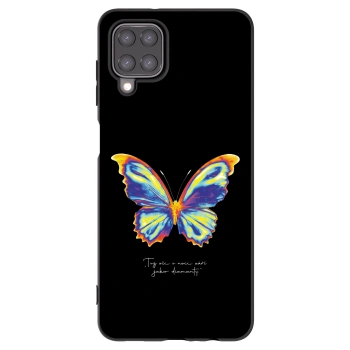 Picasee crna silikonska maskica za Samsung Galaxy A12 A125F - Diamanty Black