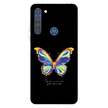 Maskica za Motorola Moto G8 - Diamanty Black