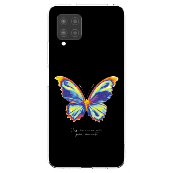 Picasee silikonska prozirna maskica za Samsung Galaxy A42 A426B - Diamanty Black