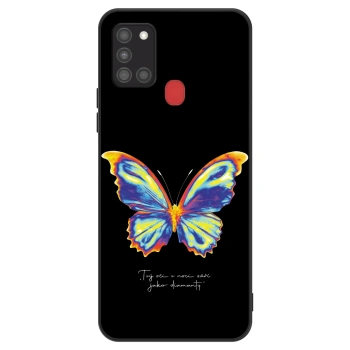 Maskica za Samsung Galaxy A21s - Diamanty Black