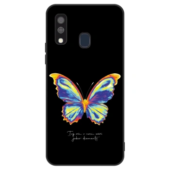 Maskica za Samsung Galaxy A40 A405F - Diamanty Black