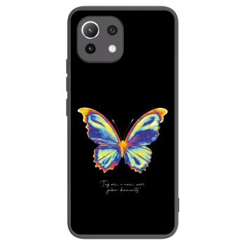 Picasee crna silikonska maskica za Xiaomi Mi 11 Lite - Diamanty Black