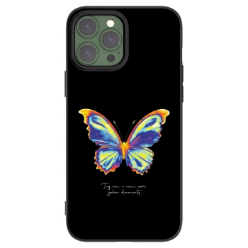 Picasee crna silikonska maskica za Apple iPhone 13 Pro Max - Diamanty Black
