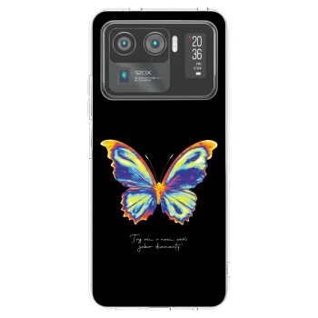 Picasee silikonska prozirna maskica za Xiaomi Mi 11 Ultra - Diamanty Black