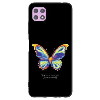 Picasee crna silikonska maskica za Samsung Galaxy A22 A226B 5G - Diamanty Black