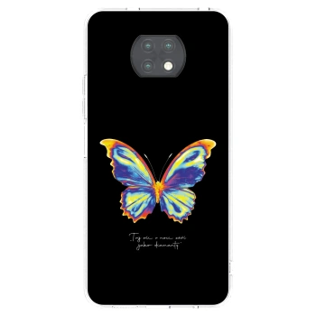 Picasee silikonska prozirna maskica za Xiaomi Redmi Note 9T - Diamanty Black