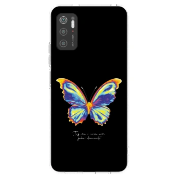 Picasee silikonska prozirna maskica za Xiaomi Poco M3 Pro 5G - Diamanty Black