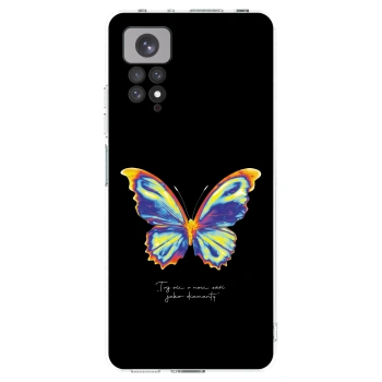 Picasee silikonska prozirna maskica za Xiaomi Redmi Note 11 - Diamanty Black