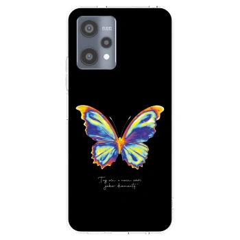 Picasee silikonska prozirna maskica za Realme 9 Pro 5G - Diamanty Black