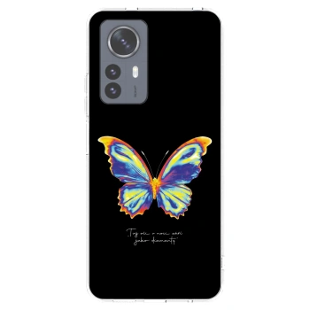 Picasee silikonska prozirna maskica za Xiaomi 12 Pro - Diamanty Black