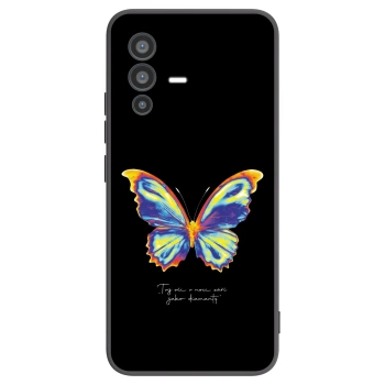 Picasee crna silikonska maskica za Vivo V23 5G - Diamanty Black