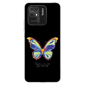 Picasee silikonska prozirna maskica za Xiaomi Redmi 10C - Diamanty Black